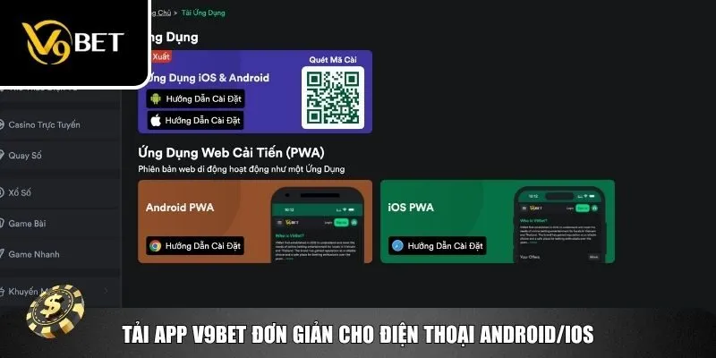 Hướng dẫn tải app V9bet từ A đến Z