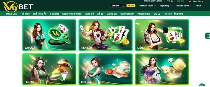 Kho trò chơi đa dạng tại V9bet – Thiên đường giải trí cho mọi người chơi